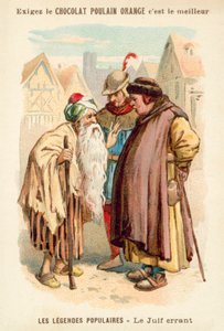 The Wandering Jew (chromolitho) بواسطة المدرسة الفرنسية