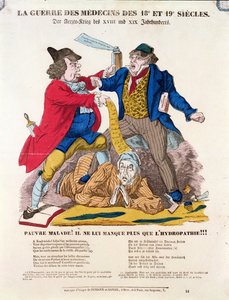 حرب الأطباء في القرنين الثامن عشر والتاسع عشر ، 1854 بواسطة المدرسة الفرنسية
