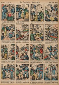 The adventures of Captain Bonenfant (coloured engraving) بواسطة المدرسة الفرنسية