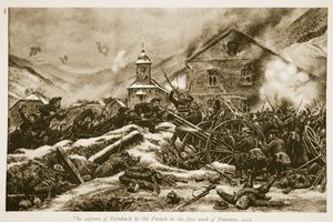 استيلاء الفرنسيين على شتاينباخ في الأسبوع الأول من يناير 1915 ، 1915-1919 بواسطة المدرسة الفرنسية