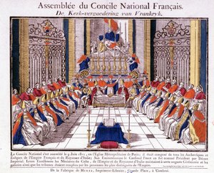 The clergy of France and Italy met in Paris for the Assembly of the French National Council on June 9 بواسطة المدرسة الفرنسية