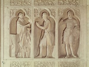 شركة فارس ، التفاصيل من الطرف الغربي للصحن ، 1245-57 بواسطة المدرسة الفرنسية
