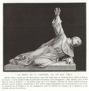 وفاة بيري كابتير ، 25 مايو 1871 بواسطة المدرسة الفرنسية