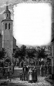 عائلة برناديت سوبيروس (1844-1879) في لورد ، هاوتس بيرينيه (65) بواسطة المدرسة الفرنسية