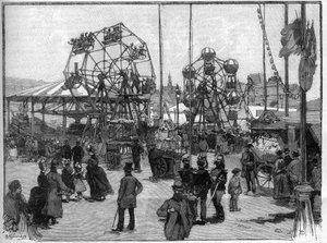 ألعاب المهرجان بباريس عام 1888. بواسطة المدرسة الفرنسية