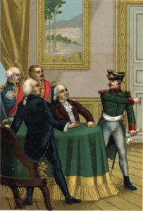 ترميم عام 1815: قام جوزيف فوش ، وزير شرطة نابليون الأول ، بإدخال ضابط بروسي إلى الغرفة حيث كانت لجنة الحكومة المؤقتة بقيادة الملك لويس الثامن عشر في 7 يوليو 1815. بواسطة المدرسة الفرنسية