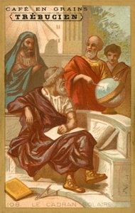 The sundial (chromolitho) بواسطة المدرسة الفرنسية