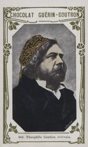 Theophile Gautier ، ecrivain (صورة ملونة) بواسطة المدرسة الفرنسية