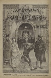 صورة توضيحية لصفحة العنوان لـ The Mysteries of Freemasonry Devoiles (نقش) بواسطة المدرسة الفرنسية