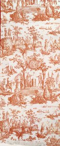 تويلي دي جوي ، يوضح مهرجان الاتحاد في 14 يوليو 1790 في شامب دي مارس (قطن مطبوع) بواسطة المدرسة الفرنسية
