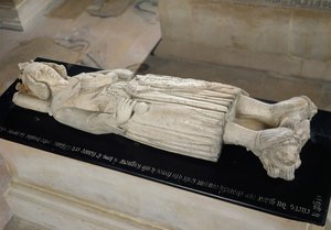 قبر تشارلز الأول (1226-85) أنجو بواسطة المدرسة الفرنسية