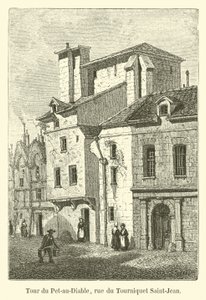 برج Pet-au-Diable ، شارع du Tourniquet Saint-Jean بواسطة المدرسة الفرنسية