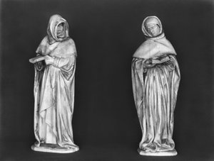 مشيعان ، من مقبرة دوك جان دي بيري (1340-1416) ج .1450-53 (مرمر) بواسطة المدرسة الفرنسية