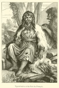 مواطن نموذجي من Port des Francais (نقش) بواسطة المدرسة الفرنسية