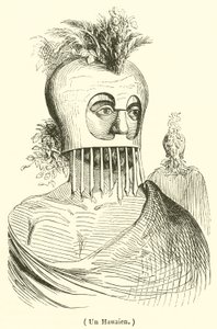 Un Hawaien (engraving) بواسطة المدرسة الفرنسية