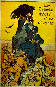 محاولة واحدة أخيرة وسنحصل عليه (طباعة حجرية ملونة) بواسطة المدرسة الفرنسية