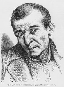 تم القبض على Vautrin والتعرف عليه ، التوضيح من Splendeurs et Miseres des Courtisanes بواسطة Honore de Balzac ، نشر عام 1867 بواسطة المدرسة الفرنسية