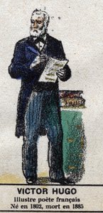 فيكتور هوغو (1802-1885) كاتب فرنسي. في "" Galeriede Kings and Queens of France والشخصيات اللامعة من 1643 إلى 1895 "" صورة إبينال. بواسطة المدرسة الفرنسية