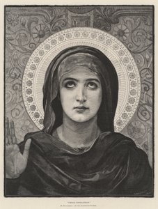 Vierge Consolatrice ، في قصر لوكسمبورج بواسطة المدرسة الفرنسية