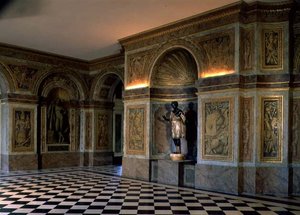 منظر لـ Salle des Hocquetons (غرفة الرماة) (صورة) بواسطة المدرسة الفرنسية
