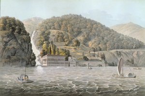 فيلا بلينيانا ، بحيرة كومو ، 1803 بواسطة المدرسة الفرنسية