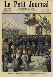 زيارة الرئيس الفرنسي فيليكس فور إلى ميدي ، 1897 بواسطة المدرسة الفرنسية
