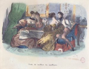 فويلا ، أفضل الجمهوريات ، كاريكاتير ثورة 1848 بواسطة المدرسة الفرنسية