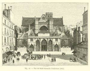 منظر لسان جيرمان لوكسرويس ، 1834 بواسطة المدرسة الفرنسية
