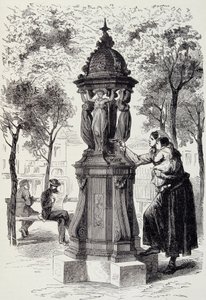 Wallace Fountain بواسطة المدرسة الفرنسية