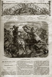 حروب الدين - الخمس وأربعون - الفرنسية والفلمنكية - معركة هنري دي جويوز الفريدة (1563-1608) - الروايات الجيدة 1864 - ألكسندر دوماس بيري - بواسطة المدرسة الفرنسية