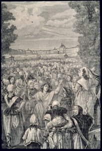 مسيرة النساء في فرساي ، 56 أكتوبر 1789 بواسطة المدرسة الفرنسية