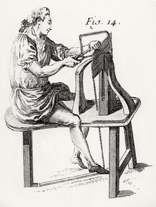 النجار ، من LArt du Menuisier بواسطة Andre Jacob Roubo ، حانة. 1769-74 بواسطة المدرسة الفرنسية