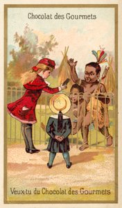 Would you like some Chocolat des Gourmets? (chromolitho) بواسطة المدرسة الفرنسية