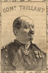 صورة شخصية للقائد الفرنسي بيير تاييانت - 1870-1871 (نقش) بواسطة المدرسة الفرنسية