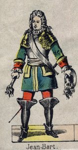 صورة جان بارت (1650-1702) ، بحار فرنسي ، قرصان. صورة إبينال من نهاية القرن التاسع عشر. بواسطة المدرسة الفرنسية