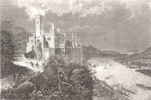 قلعة Stolzenfels بواسطة فريدريش فولتز