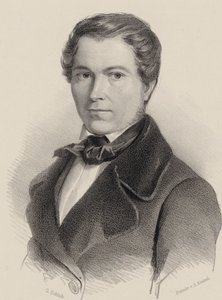 صورة لعازف الكمان والملحن جوزيف لابيتسكي 1802-1881 ، 1840. بواسطة فريدريش جوستاف شليك