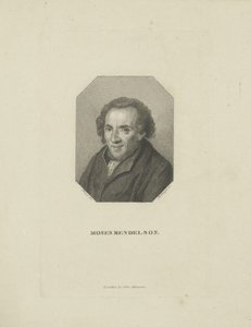 صورة لموسى مندلسون 1729-1786 ، 1818.