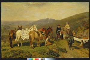 في تلال مالفيرن ، 1858 بواسطة فريدريش فيلهلم كايل