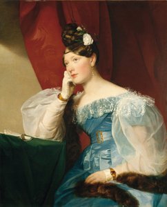 صورة لجولي فون ووينا ، ني فراين فون كريج-هوشفلدن ، لاحقًا بينيدك (1811-1895) ، بقلم أميرلينج وفريدريش ريتر فون (1803-1887). زيت على قماش بواسطة فريدريش فون أميرلنج
