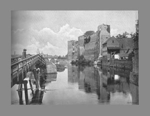 قلعة وجسر نيوارك ، c1900