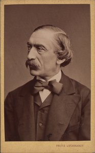 صورة للمؤلف الموسيقي كارل إيفرز 1819-1875 ، قبل عام 1875.