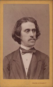 صورة للمؤلف جوزيف شتراوس 1827-1870 ، ج. 1868.