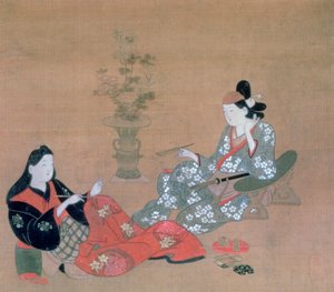 "مومس ترفيهي ممثل" ، c1695 بواسطة فوروياما موروشيجي