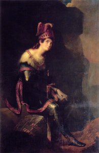 صورة الأميرة زينيدا ألكسندروفنا فولكونسكايا 1792-1862 في عادة تانكرد