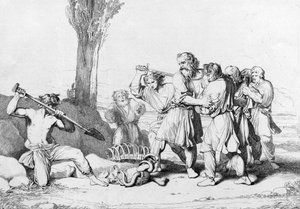وفاة الدوق الأكبر أوليغ ، قبل عام 1839 بواسطة فيودور أنطونوفيتش بروني