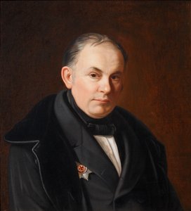 صورة للشاعر فاسيلي جوكوفسكي 1783-1852 ، 1854