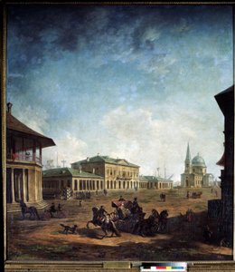 Vue de la ville de Nikolaev (Nikolayev) في أوكرانيا (منظر لمدينة نيكولاييف). بينتور دي فيودور ياكوفليفيتش أليكسيف (1753-1824)