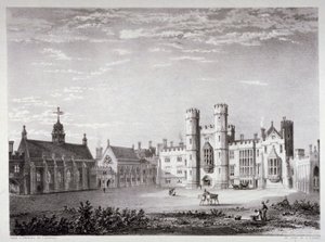 قصر لامبث ، لندن ، c1830 بواسطة جي إف براج