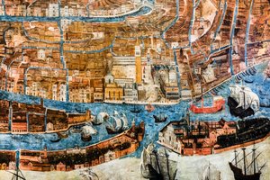 منظر من عين الطائر لمدينة البندقية بواسطة G. Barzenti